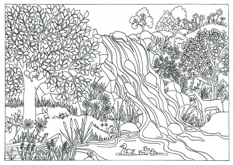 Landscape malvorlagen