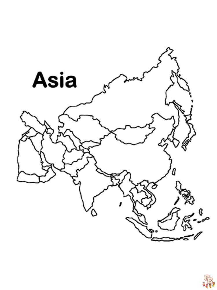 Explore the world with free world map coloring pages