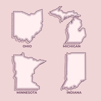 Page united states map coloring page images