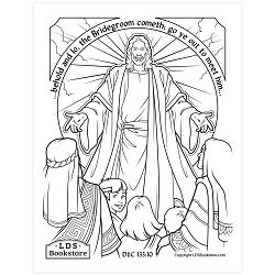 The bridegroom eth coloring page