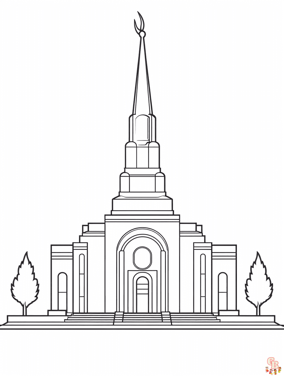Discover the beauty of lds temple coloring pages for kids