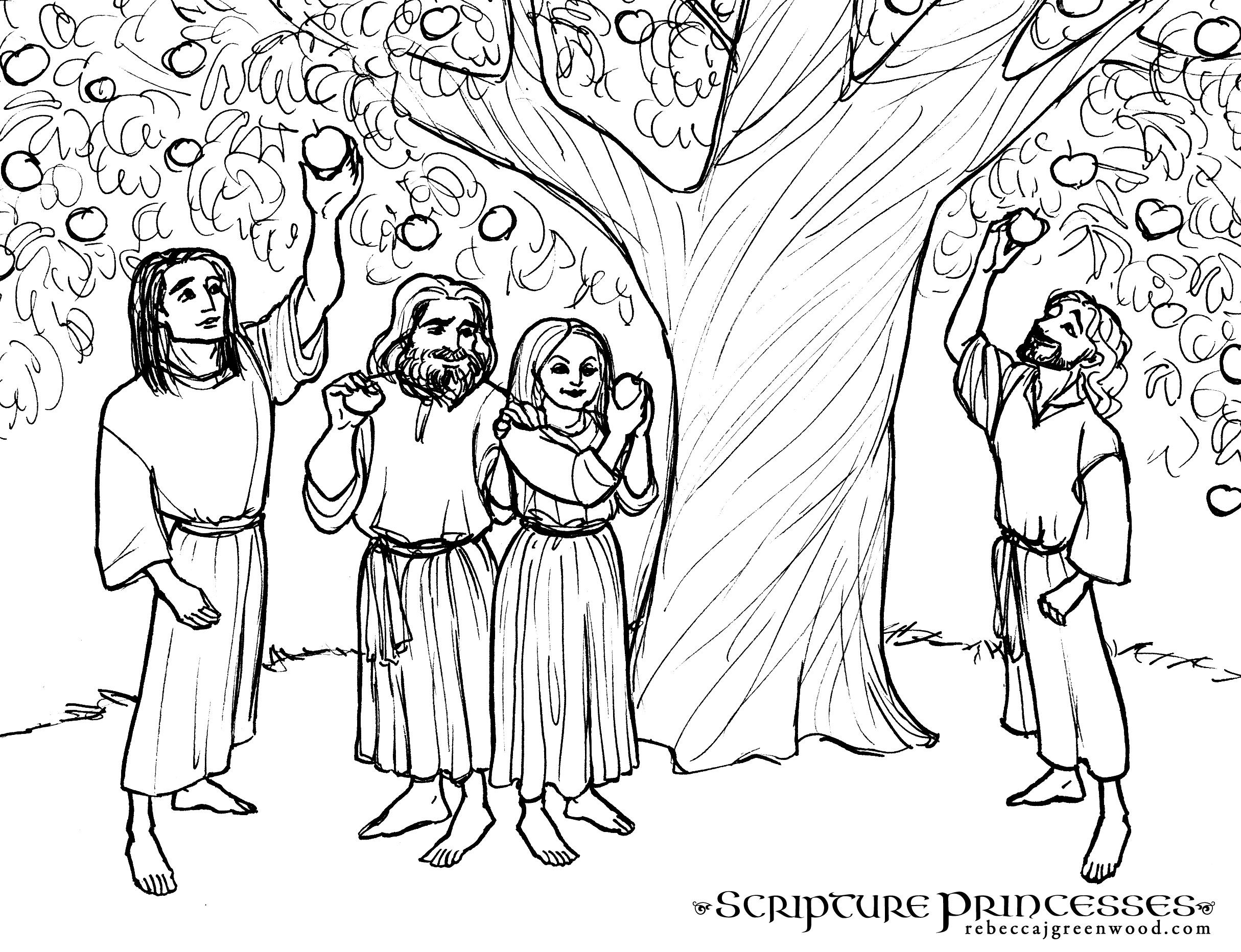 Free coloring page sariah â rebecca j greenwood