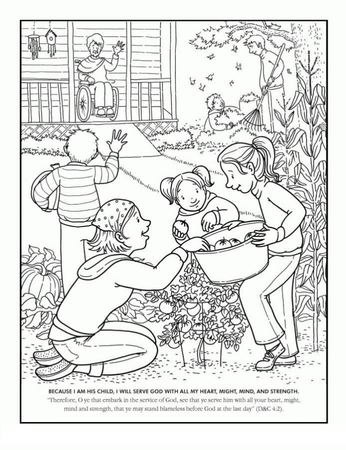 Lds coloring pages printable for free download
