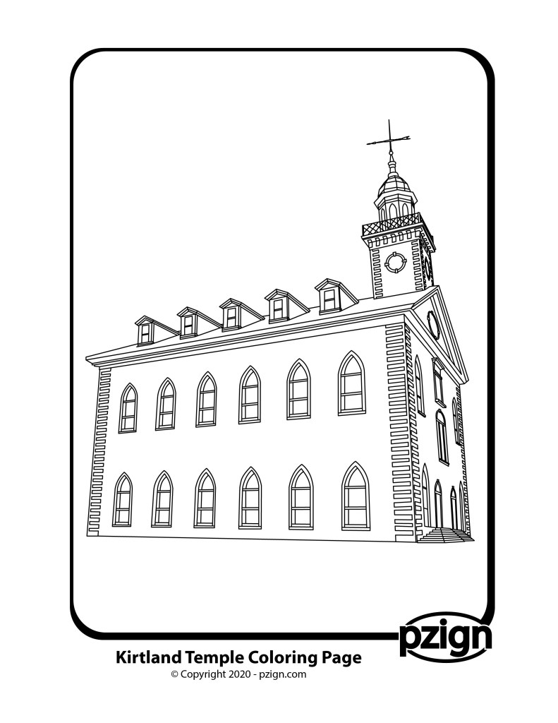 Church of jesus christ of latter day saints coloring pages