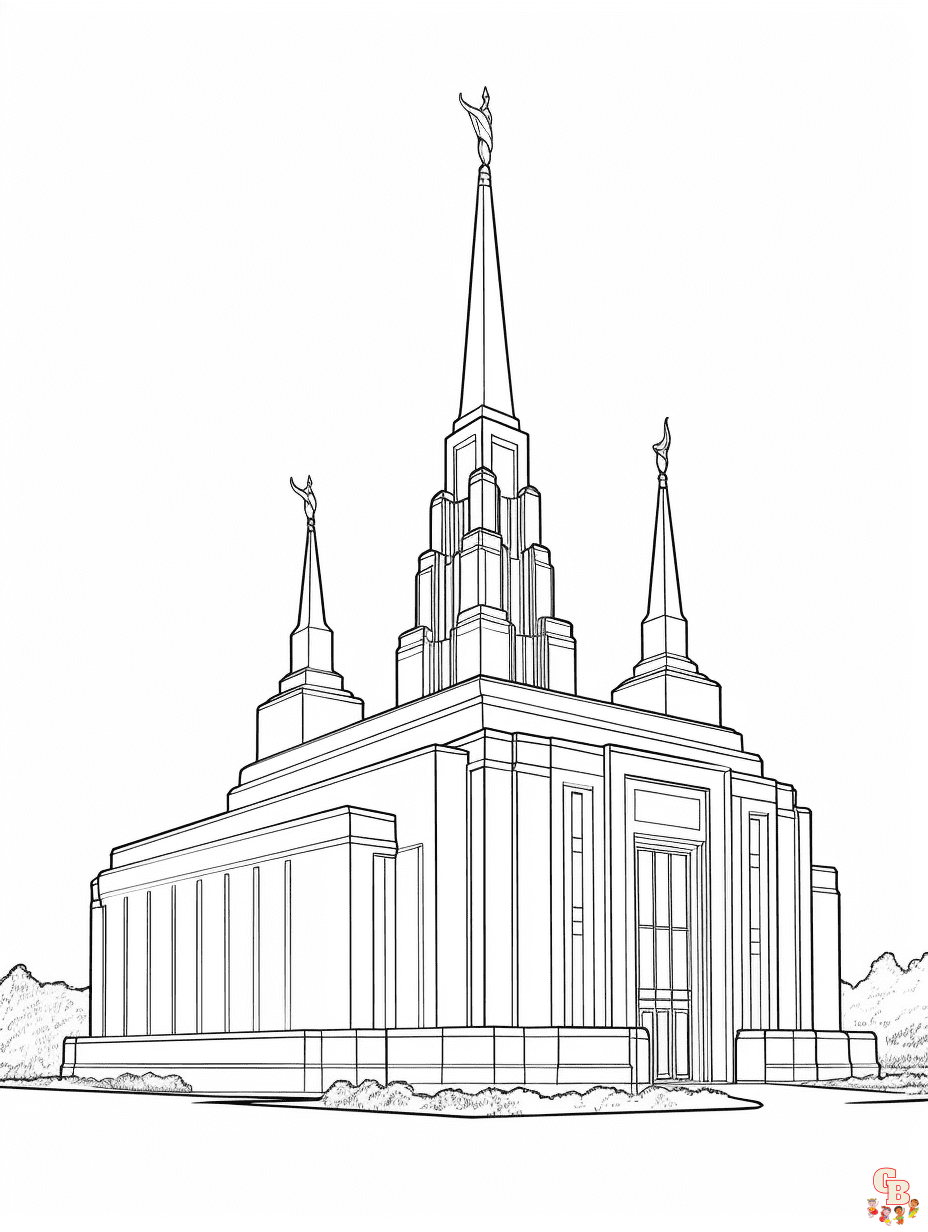 Discover the beauty of lds temple coloring pages for kids