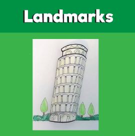 Leaning tower of pisa coloring page â minutes of quality time