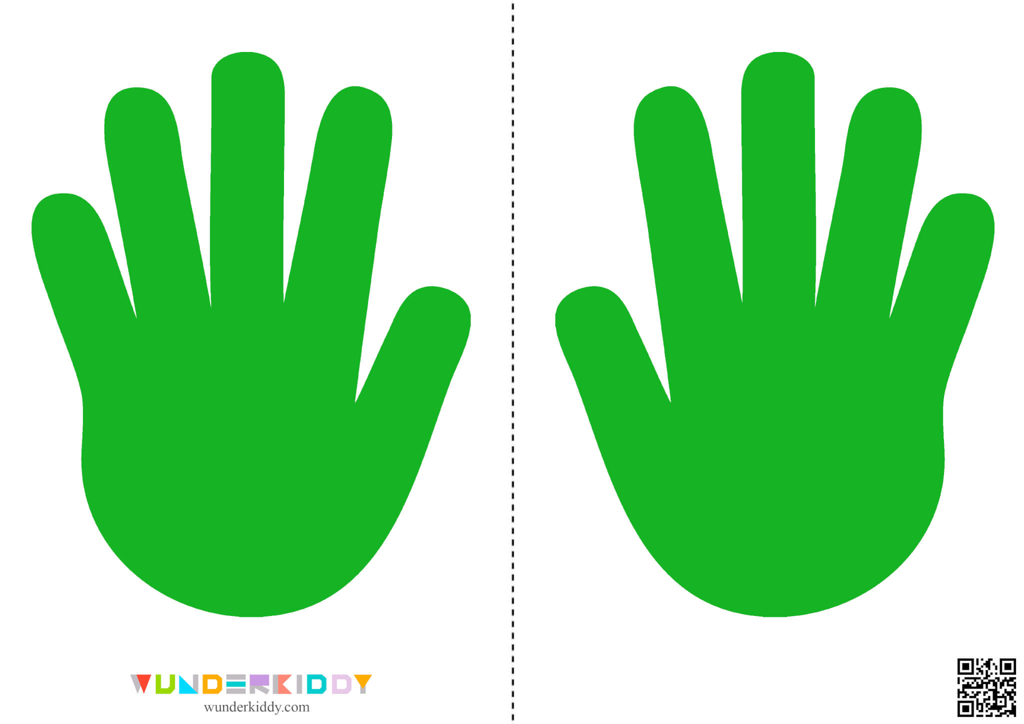 Printable hands and feet sensory path preschool activity