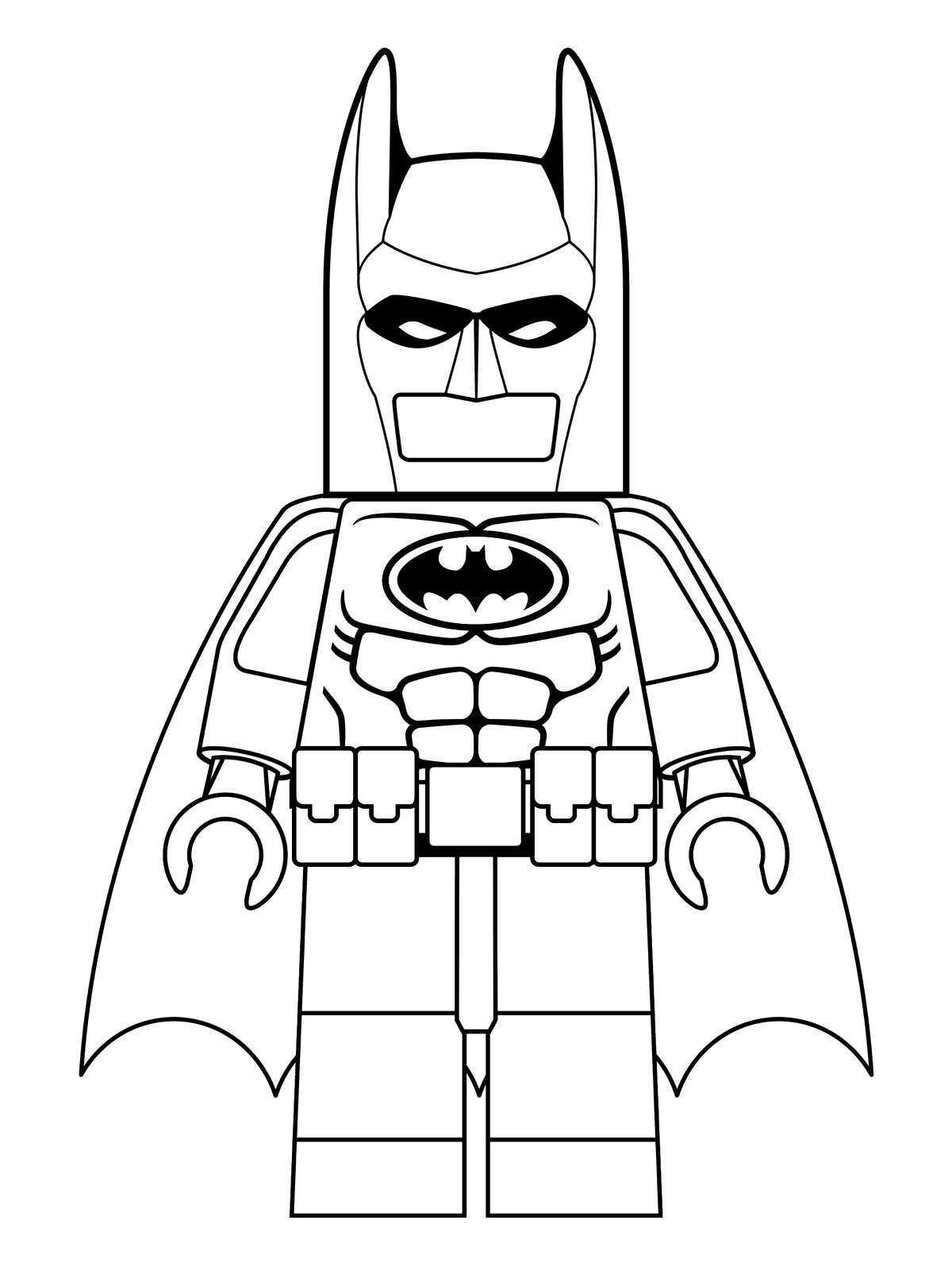 Lego batman image to download and color