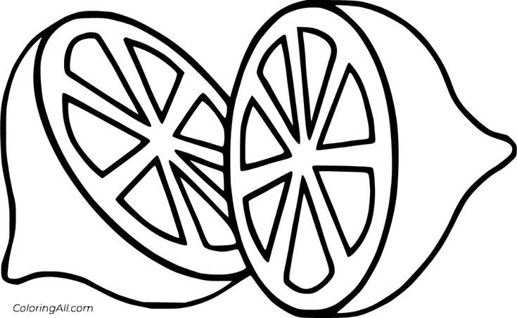Free printable lemon coloring pages in vector format easy to print from any device and automaticallâ in free coloring pages fruit coloring pages coloring pages