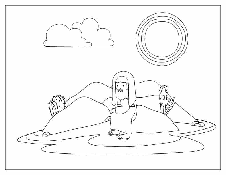 Lent coloring pages