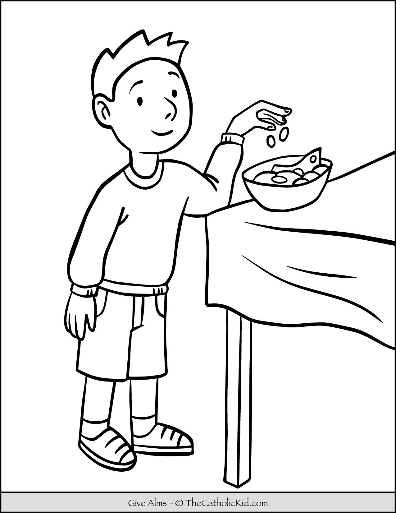 Almsgiving box