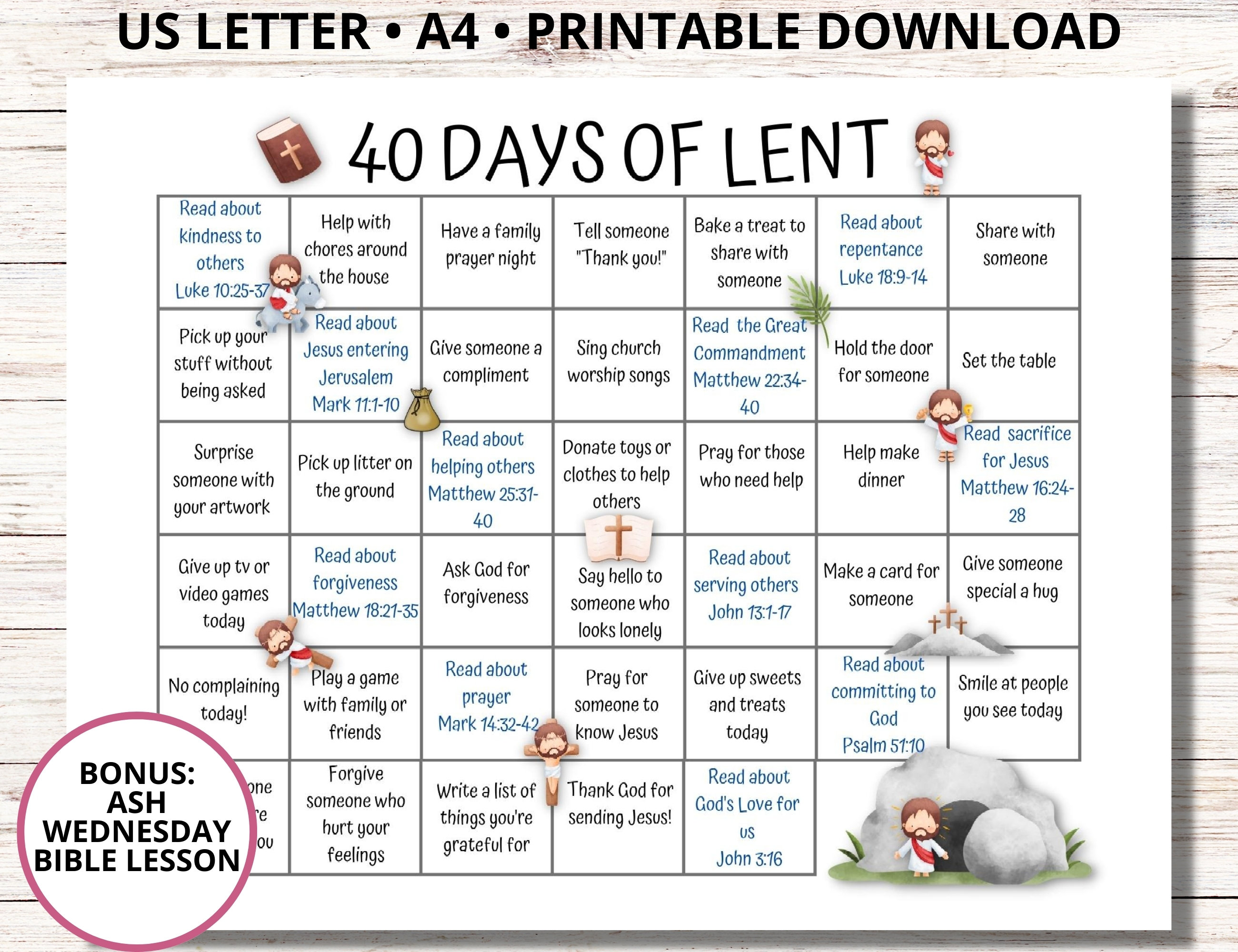 Lent coloring page