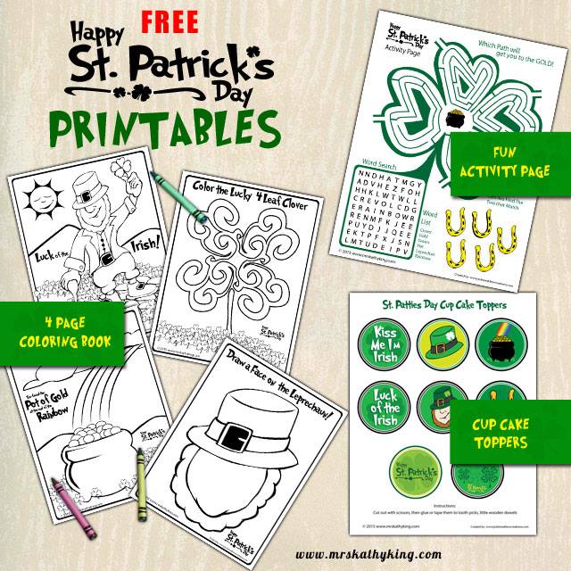 Free st patricks day printables