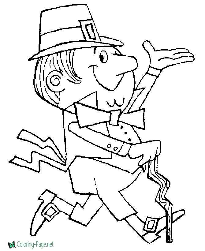 Leprechaun coloring pages