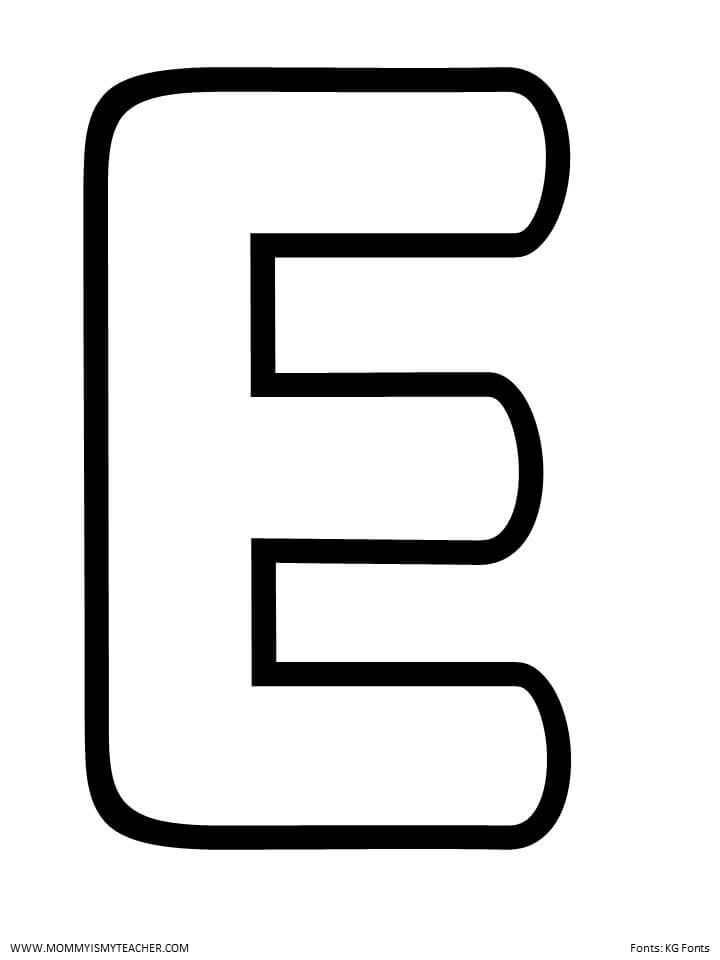 Letter e printables â mommy is my teacher