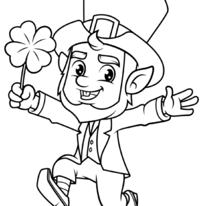 Leprechaun coloring pages printable for free download