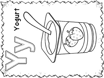 Letter y craft and color sheet by jannysue tpt