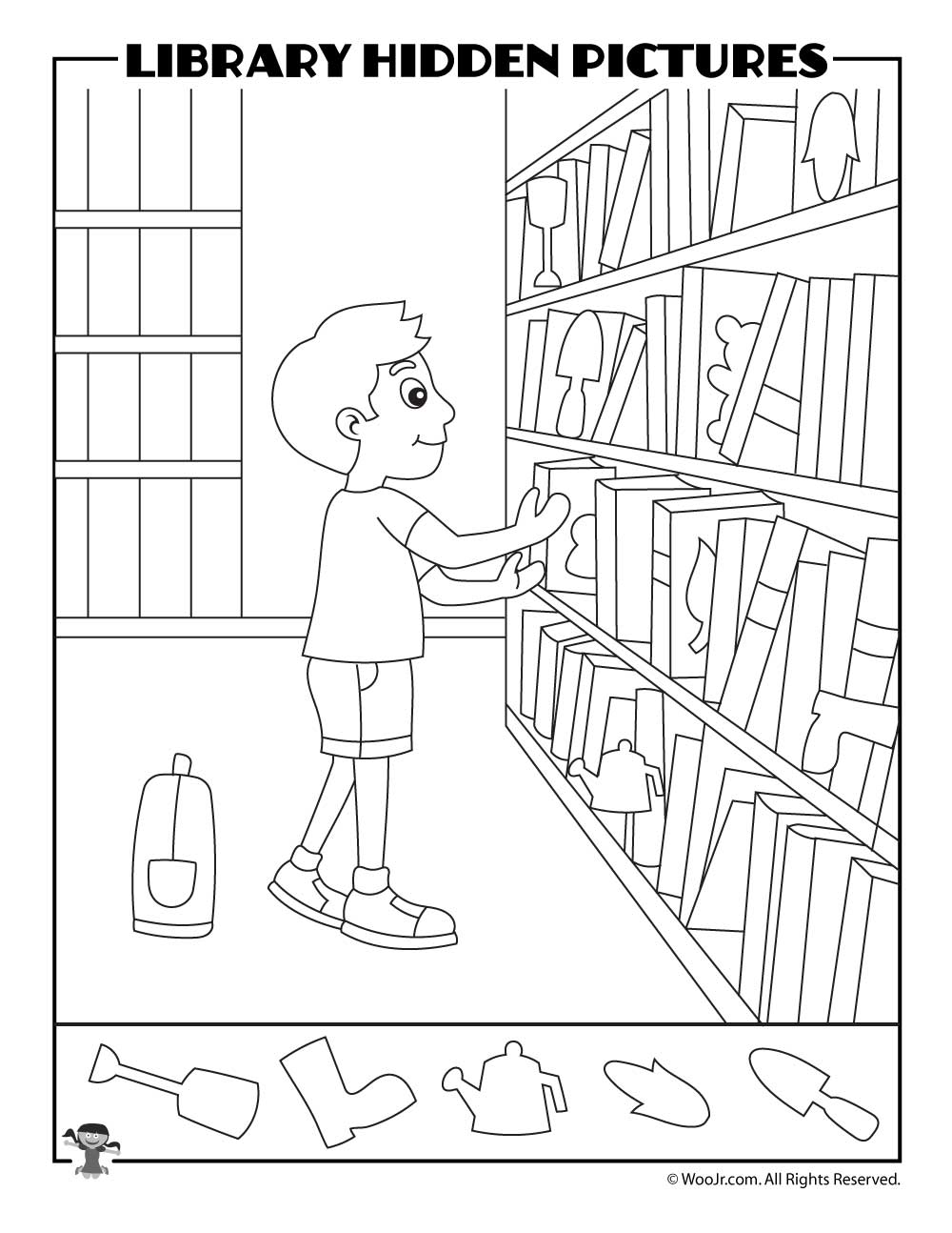 Printable library activities