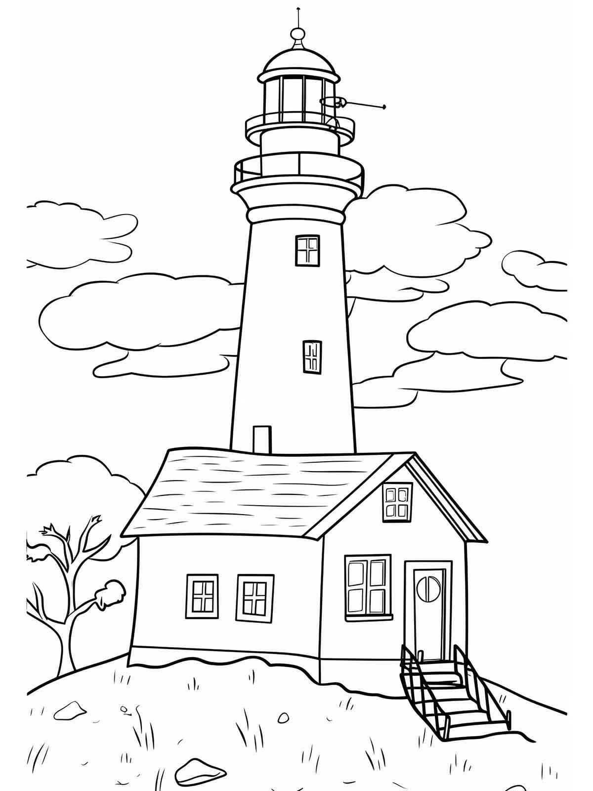 Lighthouse coloring pages