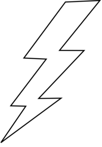 Lightning bolt free stencils printables st coloring pages lightening bolt
