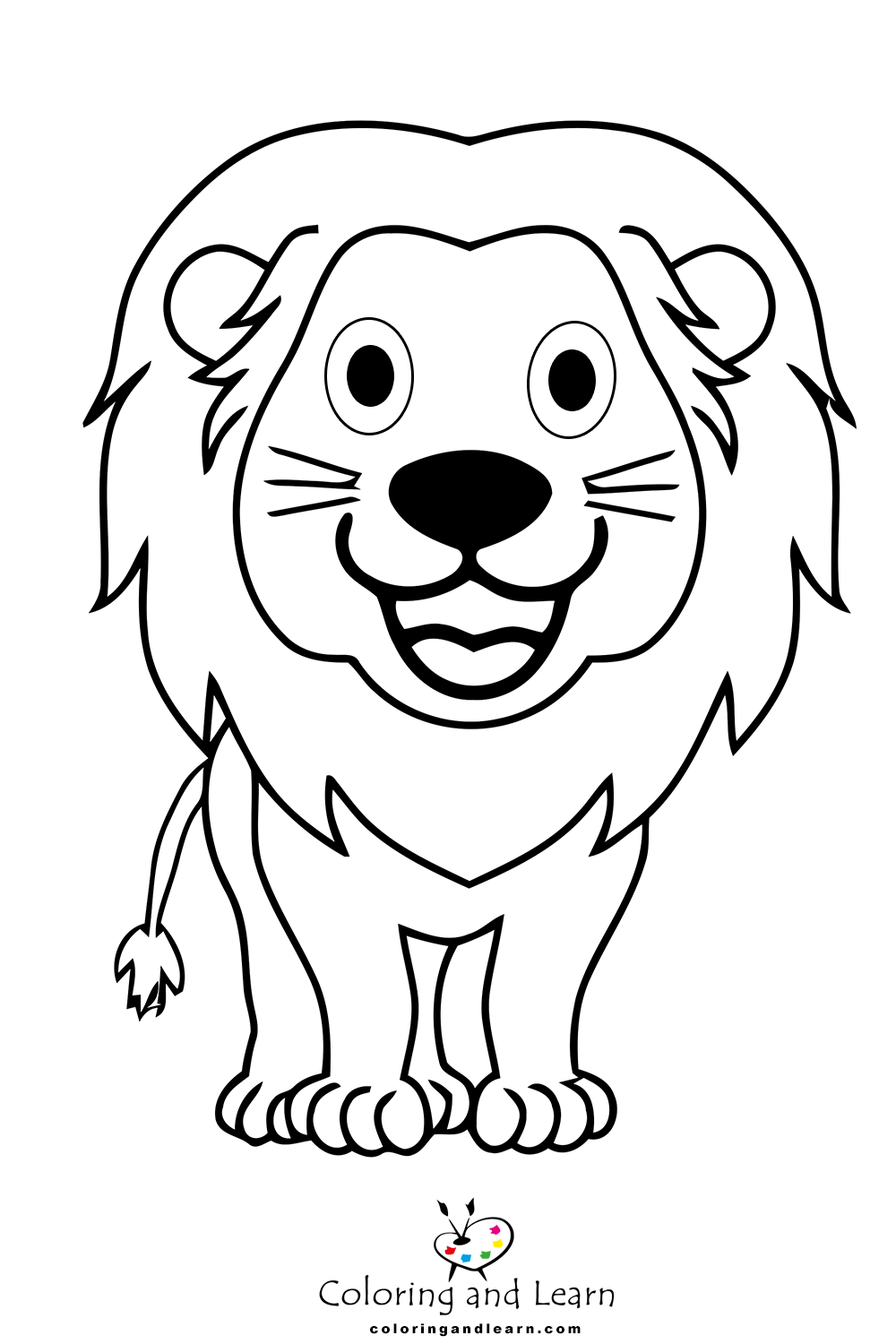 Lion coloring pages