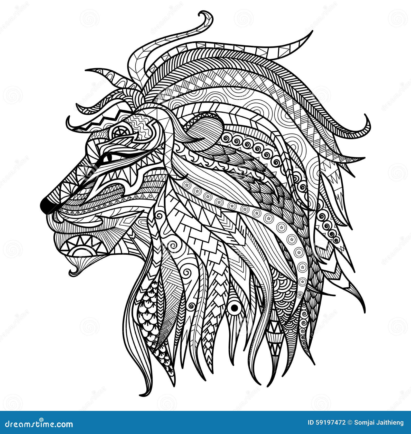 Lion coloring page stock illustrations â lion coloring page stock illustrations vectors clipart