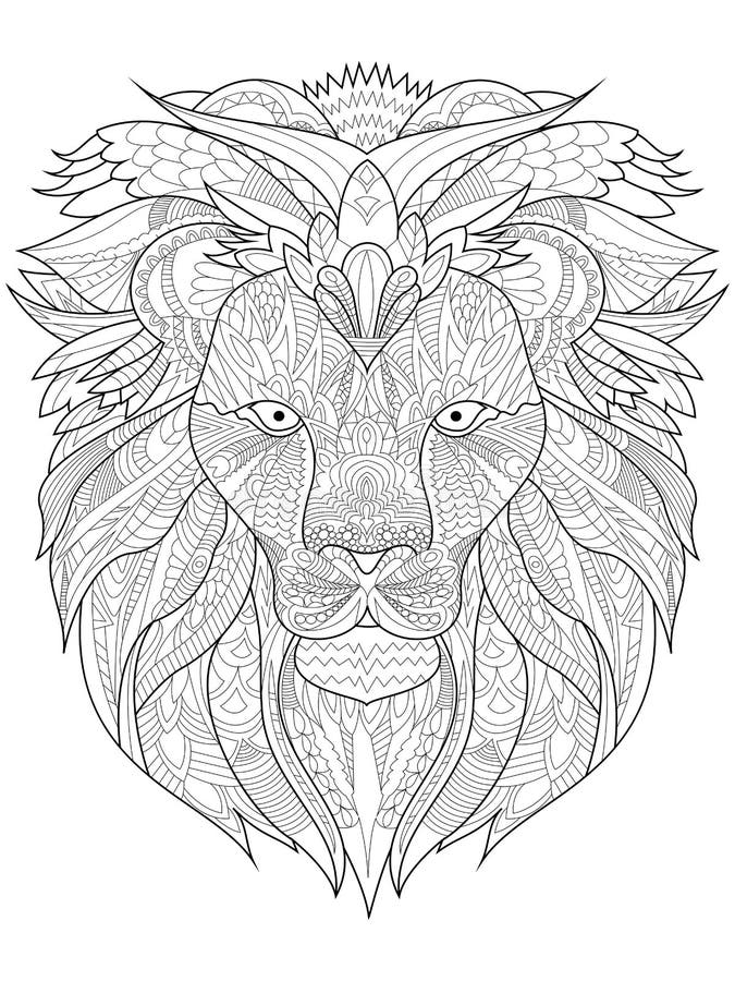 Lion coloring stock illustrations â lion coloring stock illustrations vectors clipart