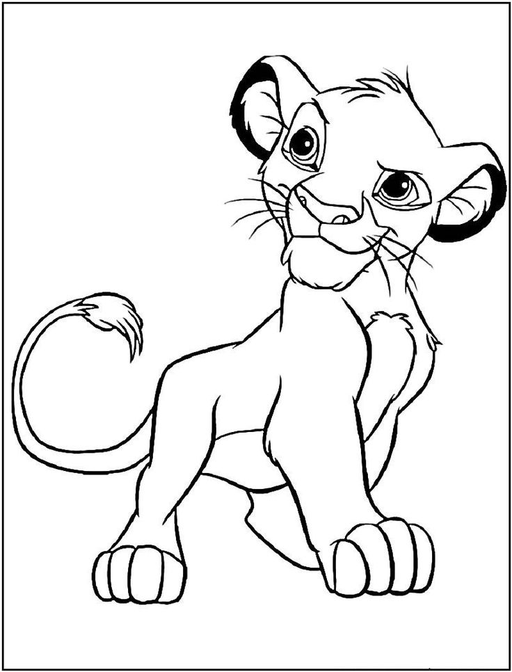 Free printable simba coloring pages for kids lion coloring pages lion king drawings king coloring book