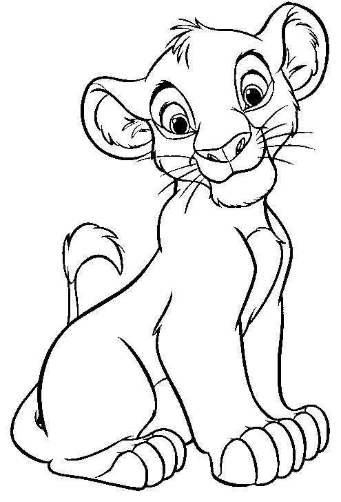 Lion king coloring pages