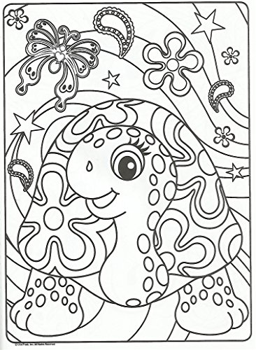 Lisa frank color and trace book with stand