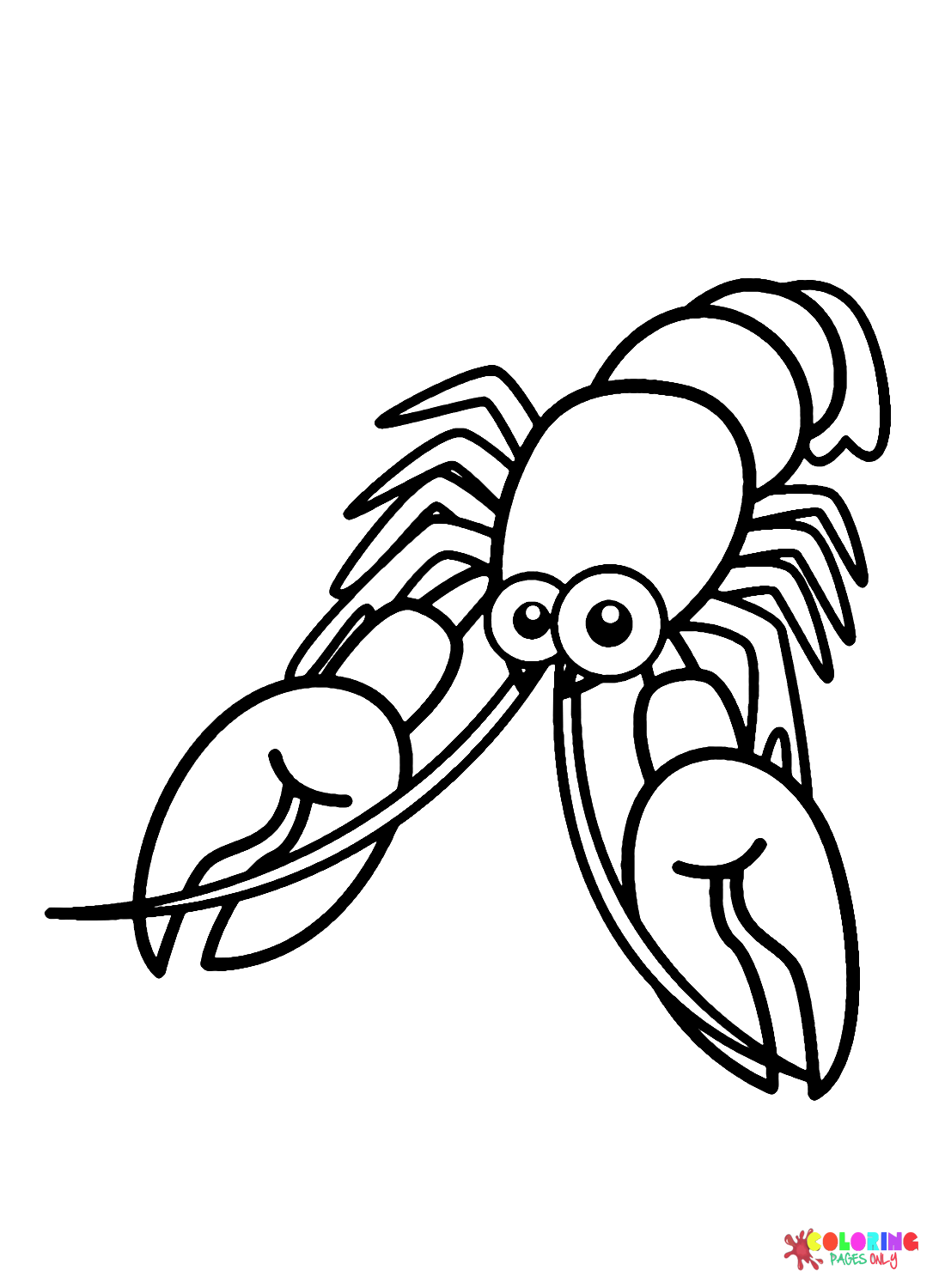 Lobster coloring pages printable for free download
