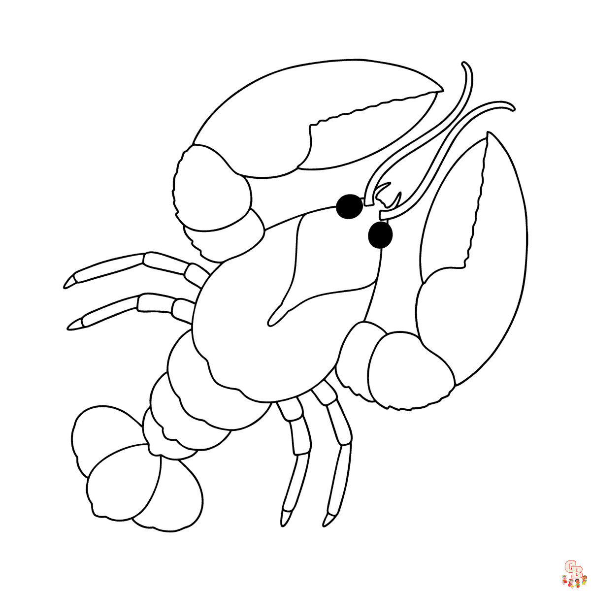 Free lobster coloring pages for kids printable and easy to print