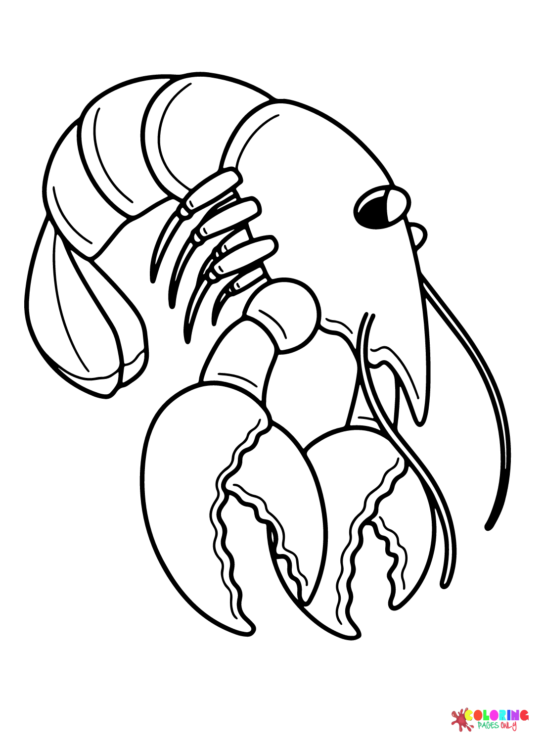 Lobster coloring pages printable for free download