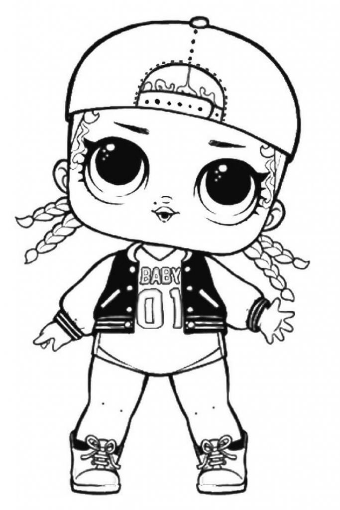Free printable lol surprise dolls coloring pages