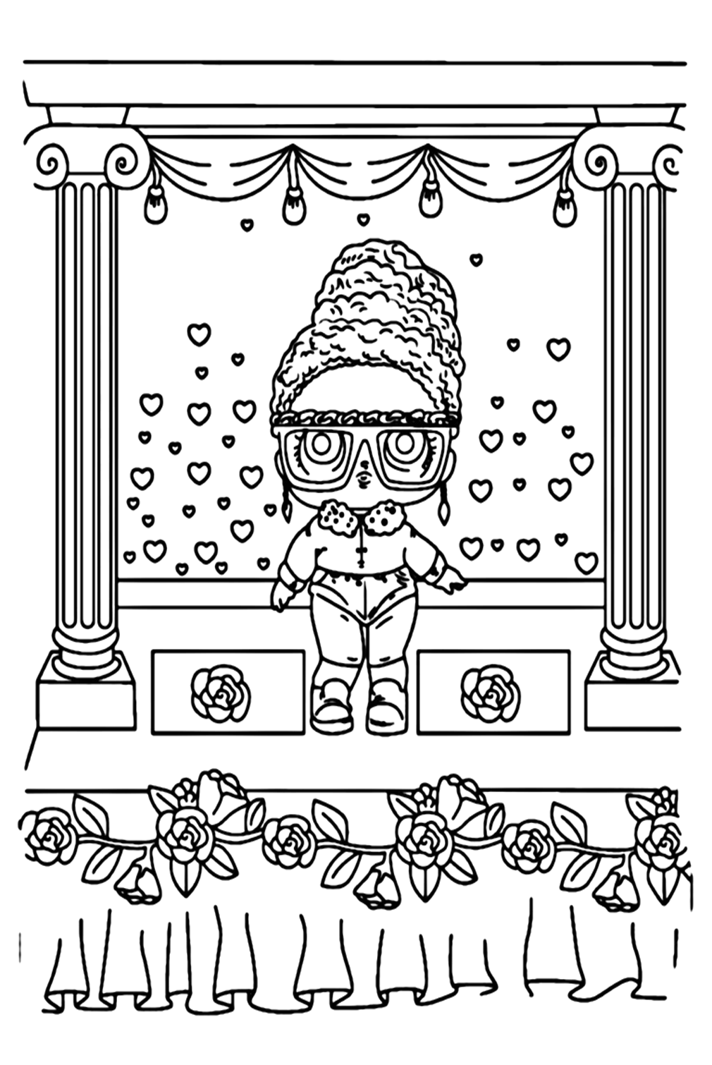 Lol surprise doll coloring pages