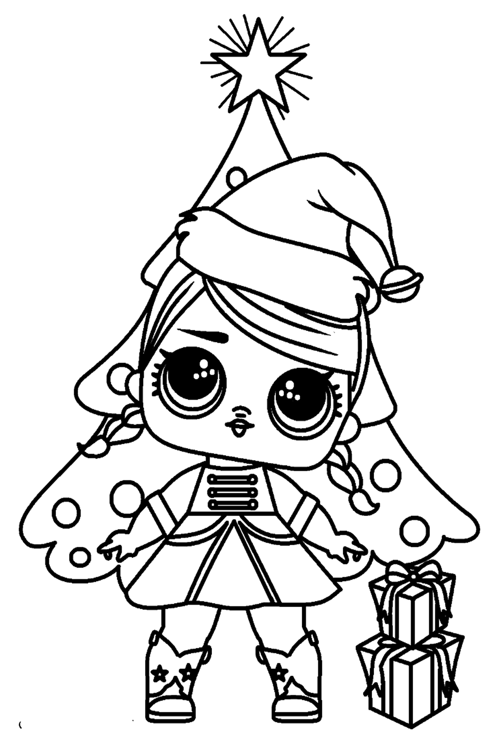 Lol dolls coloring pages