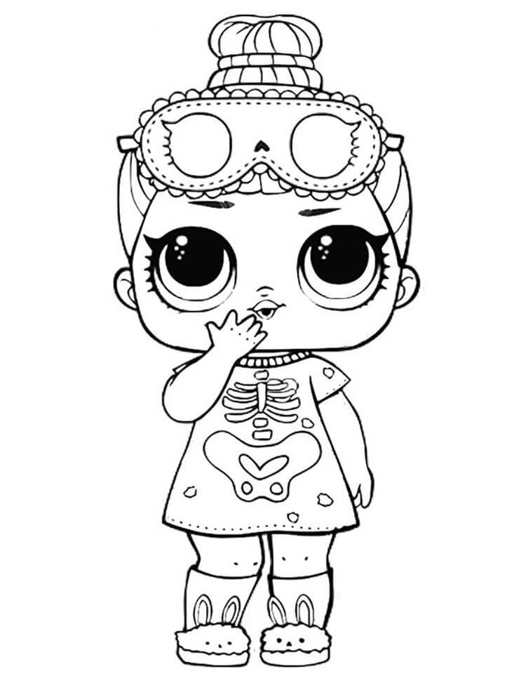 Free printable lol surprise dolls coloring pages