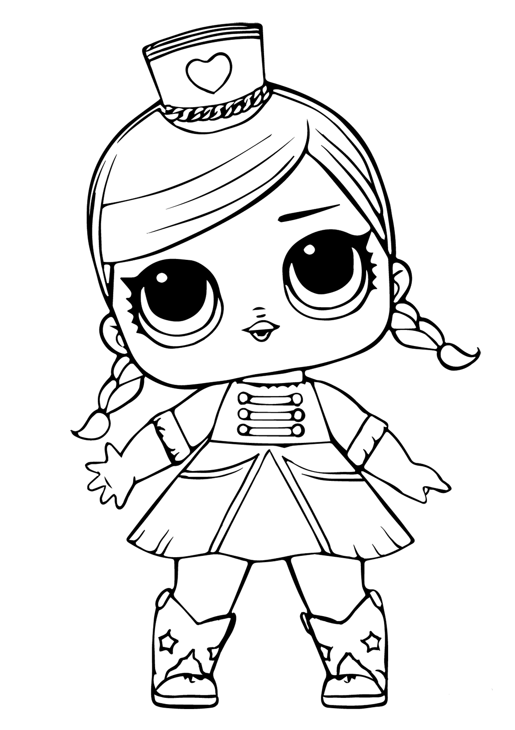 Free printable lol surprise dolls coloring pages