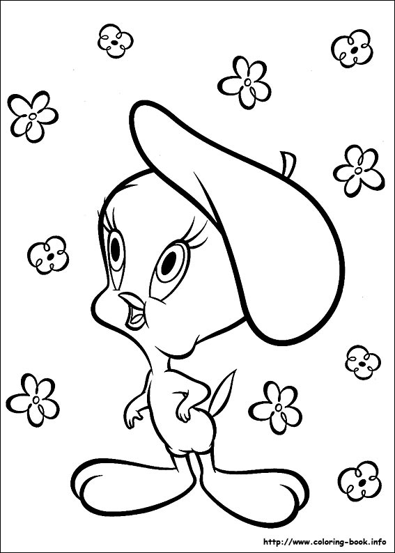 Looney tunes coloring picture
