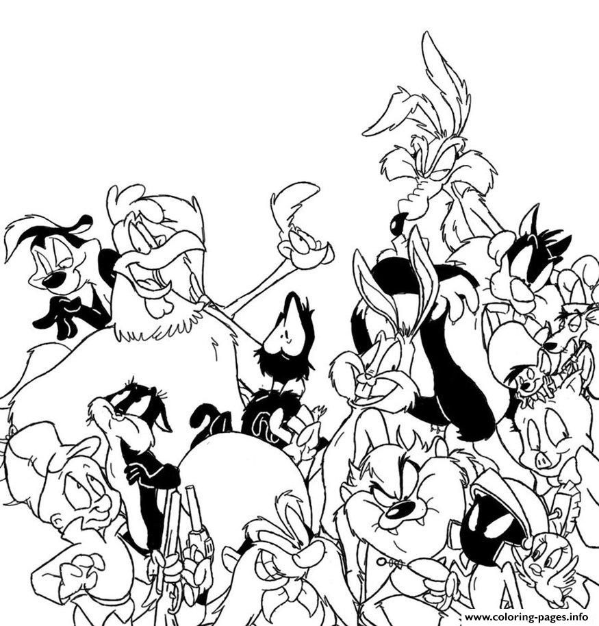 Looney tunes cartoon sfdf coloring page printable