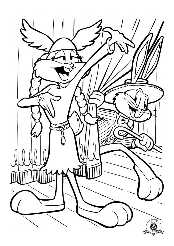 Looney tunes coloring pages