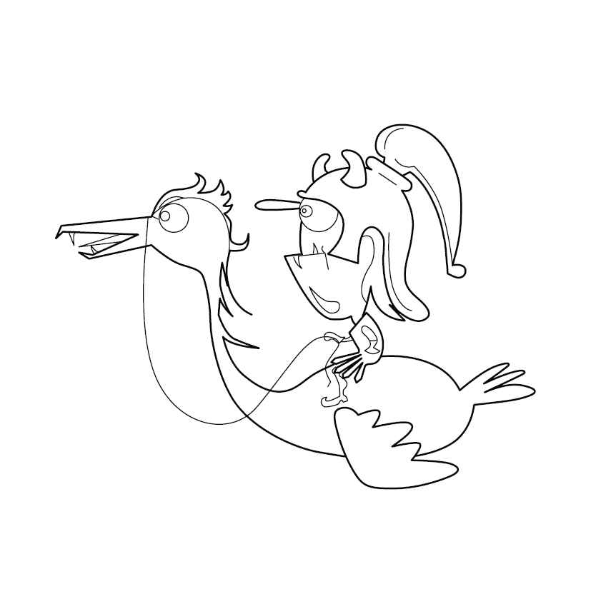 Free printable fiction colouring page free colouring book for childr â monkey pen store