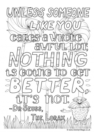Lorax louring page