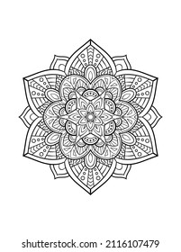 Lotus flowers mandala adult coloring pages images stock photos d objects vectors