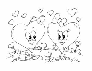 Printable love coloring pages for kids add some lovely colors