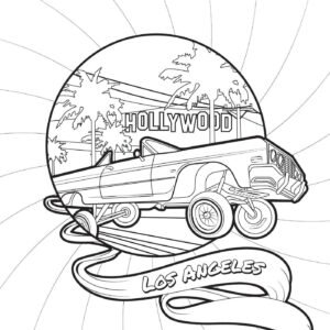 Los angeles coloring pages printable for free download