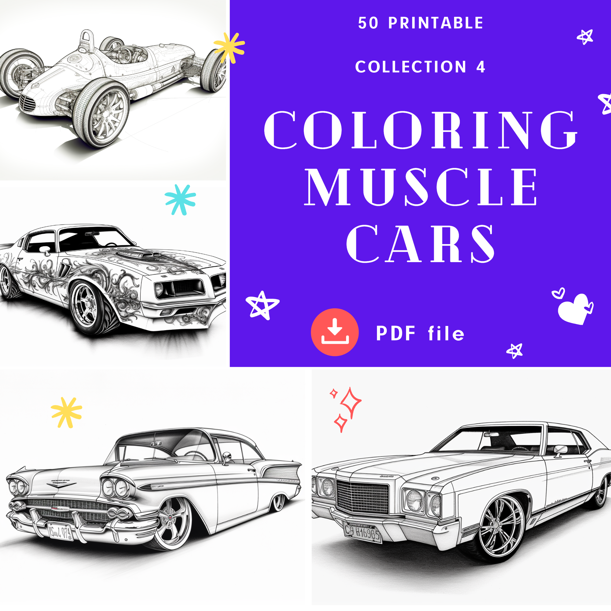 Coloring book for children lowriders c coloring book f