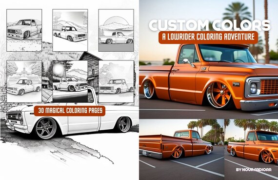 Custom colors a lowrider coloring adventure