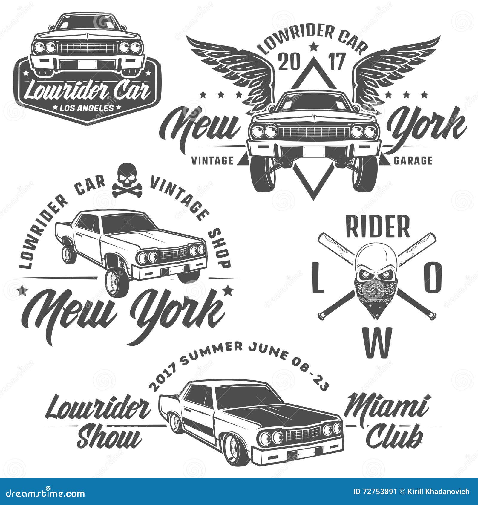 Lowrider stock illustrations â lowrider stock illustrations vectors clipart