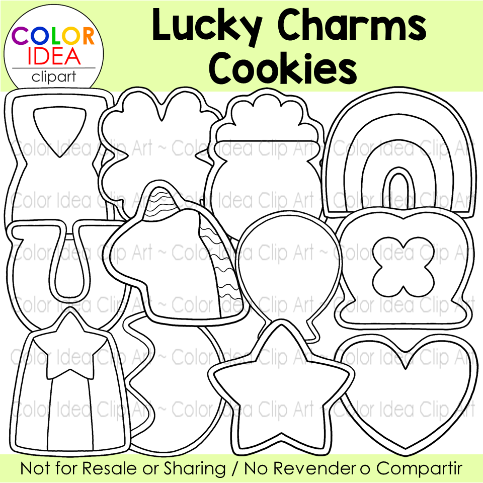 Lucky charms cookies made by teachers